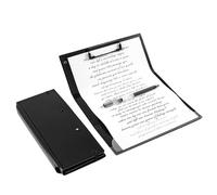 Notepad de clip de enfermería plegable - Tablero de escritura de carpetas de enfermería conveniente | Portapapeles de terapia ocupacionales compactos livianoss | Tri Fold Board Medical para médicos