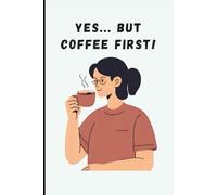 Notepad, size A5, 80 pages: Cute Kawaii style coffee cover.