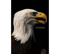 Notes: 7x10 Inches | 100 Pages | American Bald Eagle Portrait Design | A stylish lined notebook perfect for daily notes, journaling, work, and school