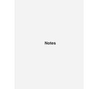 NOTES:A Minimal Space for Big Ideas: Large 8.5" x 11" Notebook | 100 Pages | Single Line Paper | Ideal for Writing, Journaling, Notes, School & Office ... | Classic Lined Notebook | Large Format