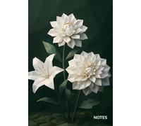 Notes: A simple lined notebook with geometric white flowers on the cover! Perfect for work, school and journaling. All ages, men, women and children!