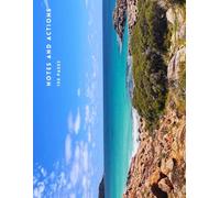 Notes and Actions Notebook | 100 Pages | Daily To do List | Undated Daily Planner | Ruled Pages| Checkboxes