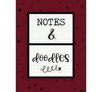 Notes and Doodles: A lined page and dot grid page notebook for creative people, 7.5 X 9.75", 120 pages