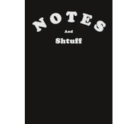 Notes And Shtuff: Lined A4 Notebook | 100 Page Notepad | 8mm Lined Notepaper