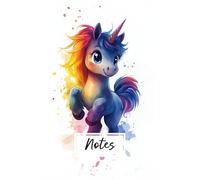 Notes: Carnet mignon Licorne Magique | Journal Créatif Mix Ligné et Bullet journal | Cahier Ludique pour Ados et Adultes