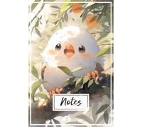Notes: Carnet style Manga Jeune Perroquet | Journal Créatif Mix Ligné et Bullet journal | Cahier Ludique pour Ados et Adultes