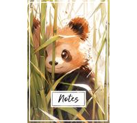 Notes: Carnet style Manga Panda | Journal Créatif Mix Ligné et Bullet journal | Cahier Ludique pour Ados et Adultes