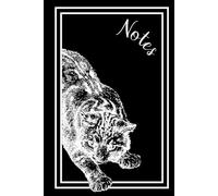 Notes: Cat Planner for Cat Lovers - Elegant Notebook 120 Pages with Unique Cat Illustrations | Black Glossy Hardcover Edition