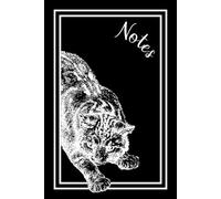 Notes: Cat Planner for Cat Lovers - Elegant Notebook 120 Pages with Unique Cat Illustrations | Black Matte Paperback Edition