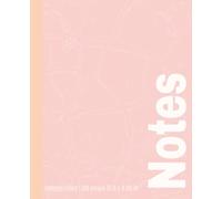 Notes Composition NoteBook college ruled: Blush & Bloom illustration | Aesthetic Journal for College, School, Office & Work | 110 pages ( 7.5 x 9.25 in )