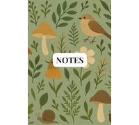 NOTES - Cottage Forest Edition: Lined Notebook - 120 pages, 6x9 inches, perfect for school, journaling, writing, and office use