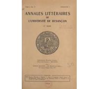 Notes De Géographie Urbaine Comtoise Et Montbéliardaise (ebook)