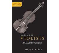 Notas para violistas – Guía del repertorio (Notes for Performers)