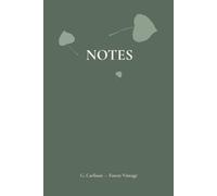NOTES - Forest Vintage 7.6: Klassisches Notizbuch liniert im Vintage-Naturstil für Gedanken, Notizen und ruhige Momente