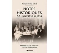 Notes històriques de l'any 1936 al 1939