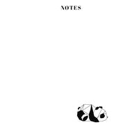 Notes & Ideas Journal | 130 Pages of Lined Paper | Cute Origami Panda Design for Writing, Sketching, and Creativity: Perfect Notebook for Personal Notes, Journaling, and Creative Expression