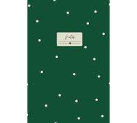 "Notes" in grün mit weißen Punkten, Bestes liniertes Notizbuch für DICH, A5, Deine Gedanken, Dein Tagebuch, Dein Journal: made with love. Sana Amari