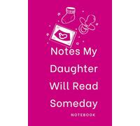Notes My Daughter Will Read Someday: A Meaningful Notebook for Parents, Memories, and Life Notes: A Thoughtful Journal for Writing Advice, Love, and ... Keepsake Gift for Daughters from Parents