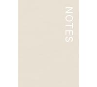 NOTES Notebook - 7×10 Inches - Minimalist Unlined Journal | Aesthetic Plain Notebook for Writing, Sketching, and Everyday Use: 120 Unlined Pages, ... Texture Collection: Warm Linen - Lina Pages