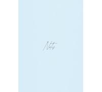 Notes: Notizbuch | A4 | Kariert | 120 Blatt - 240 Seiten | Softcover | 21 x 29,7 cm | Cover in Hellblau