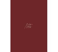 Notes: Notizbuch | A4 | Kariert | 120 Blatt - 240 Seiten | Softcover | 21 x 29,7 cm | Cover in Weinrot