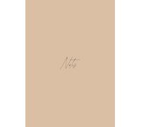 Notes: Notizbuch | A4 | Kariert | 62 Blatt - 124 Seiten | Softcover | 21 x 29,7 cm | Cover in Beige