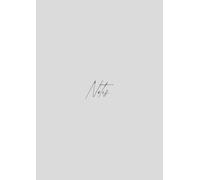 Notes: Notizbuch | A4 | Kariert | 62 Blatt - 124 Seiten | Softcover | 21 x 29,7 cm | Cover in Grau