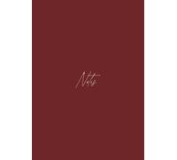 Notes: Notizbuch | A4 | Kariert | 62 Blatt - 124 Seiten | Softcover | 21 x 29,7 cm | Cover in Weinrot