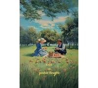 notes on positive thoughts: notebook with impressionistic picture on cover, super gift for christmas, diary, hard cover