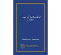 Notes on the book of Genesis