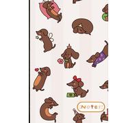 Notes: Quaderno a Righe, Formato 13,97 x 21,59 cm, 100 Pagine, Kawaii Dogs
