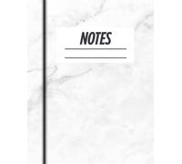Notes: Ruled Marble Daily Writing Notebook/Journal