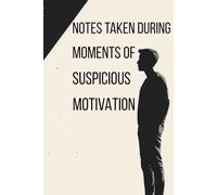 Notes taken during moments of suspicious motivation: A funny gift journal for coworkers ,friends, and families.