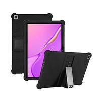 Nother Funda para Huawei MatePad T10S/T10, Silicón Ligera Carcasa Antideslizante con Soporte para los niños para Huawei MatePad T10S/T10, Negro