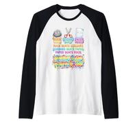 Nothing Beats 4th Fourth Grade Funny Back to School Camiseta Manga Raglan