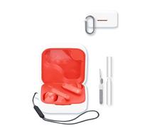 Nothing Buds 2 Plus - Funda de silicona compatible con auriculares inalámbricos CMF, kit de limpieza y cordón, funda protectora suave a prueba de golpes, color blanco