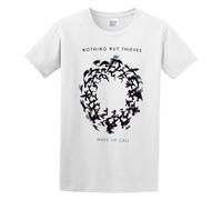 Nothing But Thieves Wake Up Call Mens T-Shirt White Graphic Unisex tee Shirt XXL