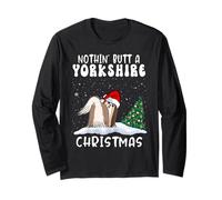 Nothing Butt A Yorkshire Terrier Dog Christmas Funny Xmas Manga Larga