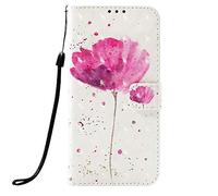 Nothing CMF Phone 1 Funda, Nothing CMF Phone 1 Funda tipo cartera con pintura 3D de piel sintética con ranuras para tarjetas, cierre magnético, a prueba de arañazos, funda estilo libro para Nothing