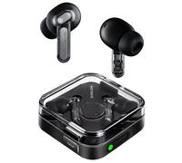Nothing Ear (3) Auriculares Inalambricos Bluetooth con Cancelación de Ruido Adaptativa en Tiempo Real, con LDAC Hi-Res Audio, Super Mic, IP54, Quick Charge y hasta 22 Horas de Batería - Negro