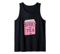 Nothing Is Better Than Books and Tea Cute Cozy Vibe Camiseta sin Mangas