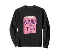 Nothing Is Better Than Books and Tea Cute Cozy Vibe Sudadera