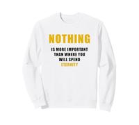 Nothing is More Important Than Where You Will Spend Eternity Sudadera
