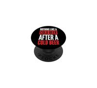 Nothing Like A Cold Beer After A Cold Beer PopSockets PopGrip Adhesivo
