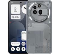 Nothing Phone (3a) Pro 256 GB - Smartphone con cámara periscópica OIS de 50MP, Ultra Zoom 60x, Carga rápida a 50W y Pantalla AMOLED Flexible FHD+ de 6,77" - Gris