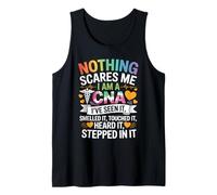 Nothing Scares Me I Am A CNA Nurse Certified Assistant Camiseta sin Mangas