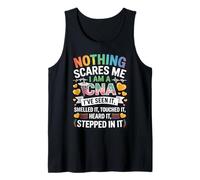 Nothing Scares Me I Am A CNA Nurse Certified Assistant Camiseta sin Mangas