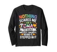 Nothing Scares Me I Am A CNA Nurse Certified Assistant Manga Larga