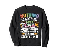 Nothing Scares Me I Am A CNA Nurse Certified Assistant Sudadera