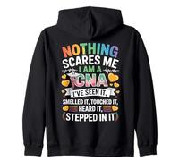 Nothing Scares Me I Am A CNA Nurse Certified Assistant Sudadera con Capucha